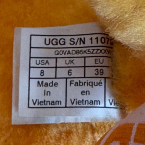 UGG Oh Yeah "Orange" Slide Women's Size 8 - Picture 4 of 5